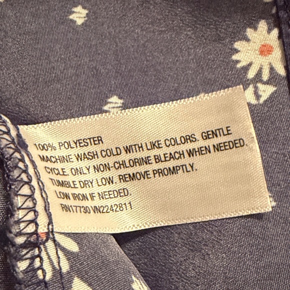 Xhilaration Navy Blue Floral Mini Dress - Picture 6 of 7